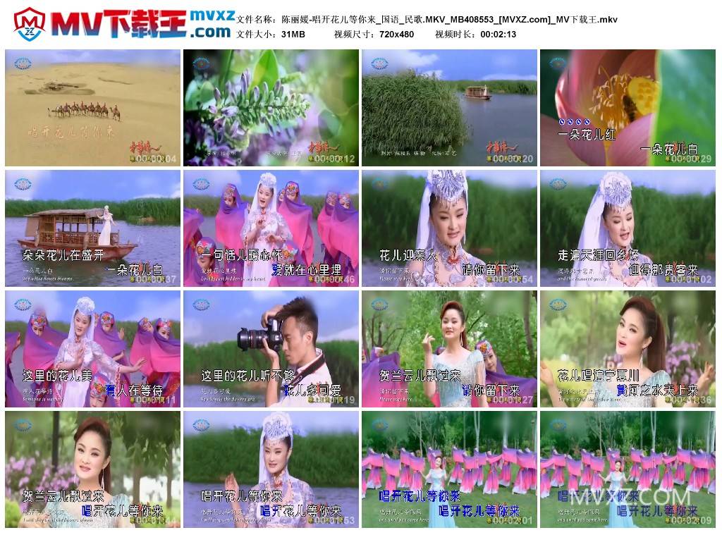陈丽媛-唱开花儿等你来_国语_民歌.MKV_MB408553